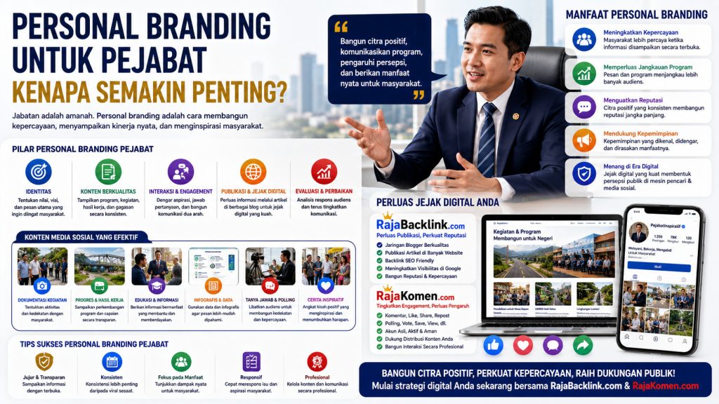 Sudah Menjadi Pejabat? Justru Personal Branding Semakin Penting di Era Digital