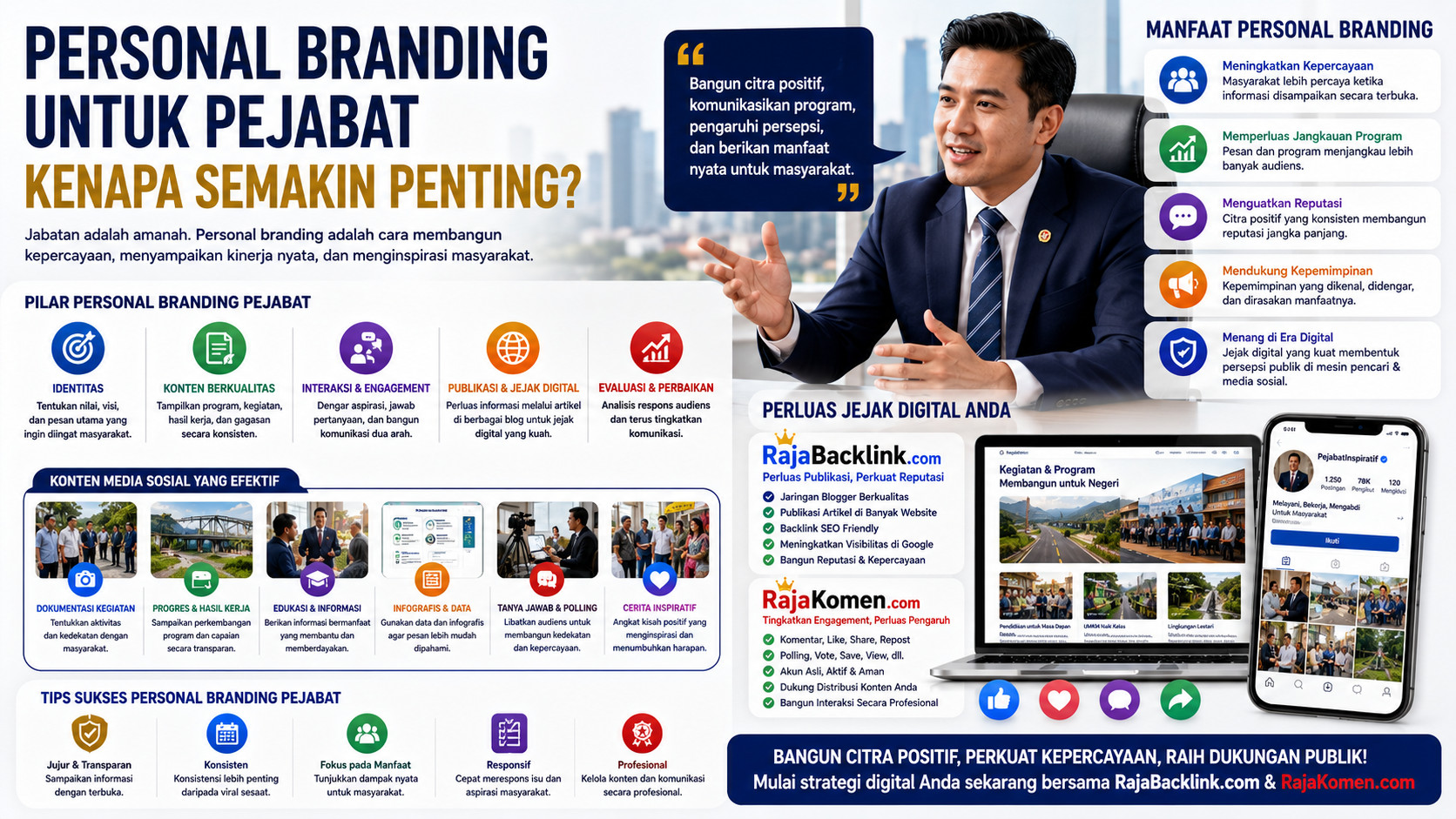 personal branding pejabat